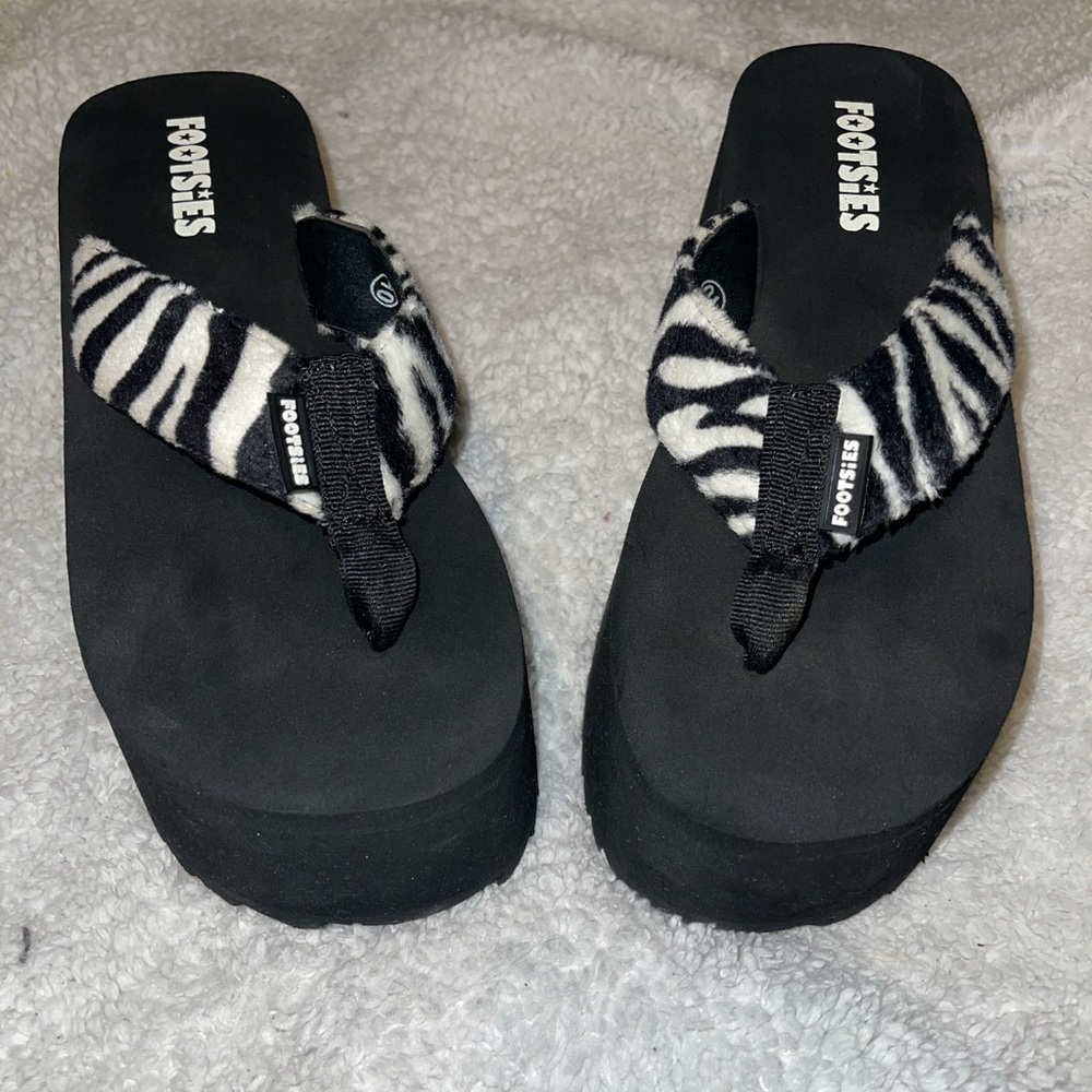 Footsies Platform Flip Flops